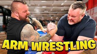 ARM WRESTLING NEIL PICKUP (SUPER MATCH) ft Eddie Hall