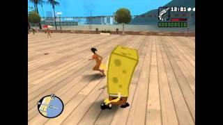 Sponge Bob MOD for GTA San Andreas