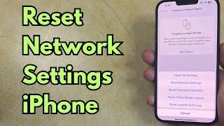 How to Reset Network Settings on iPhone