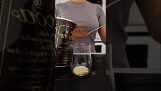 Double Chocolate Whipped Iced Coffee #icedlatte #coffee #easyrecipe #dalgona #shorts