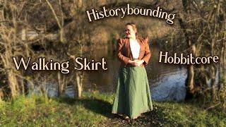 In Which I Make A Bag End Edwardian Walking Skirt || Adventures in Hobbitcore Historybounding