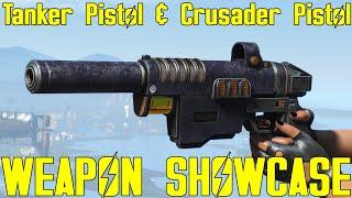 Fallout 4: Tanker Pistol and Crusader Pistol - Weapon Mod Showcase