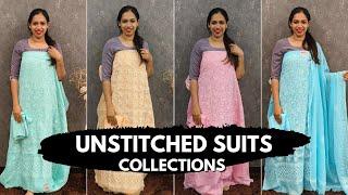 Stay Cool, Stay Stylish with Cotton Kota Unstitched Suits!  || 𝐆𝐋𝐈𝐓𝐙𝐈𝐍𝐃𝐈𝐀 FASHIONS 