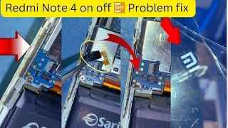 Redmi Note 4 power button repair jumper se repairing on off  Problem fix solution in hindi