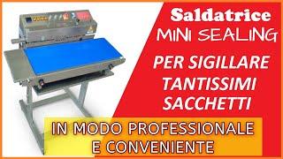 Termosaldatrice per sigillare in modo conveniente e professionale sacchetti di vario tipo