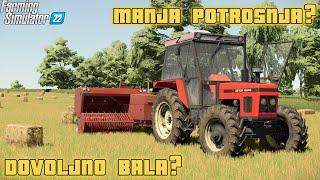 BALiRANJE SLAME na MALOM GAZDINSTVU! ZETOR 6245 NE POZNAJE PREPREKE! *smanjena potrosnja*