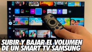 Como Subir y Bajar el Volumen de un Smart TV Samsung