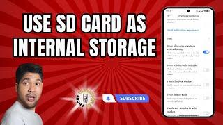 How to Use Sd Card as Internal Storage in Android | Expand Your Storage