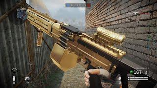 Warface Weapons - Golden Stoner LMG A1 - Team Deahtmatch - Dock