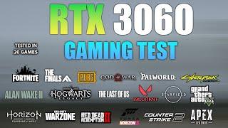 RTX 3060 : Test in 20 Games - RTX 3060 OC Gaming Test