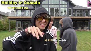 BTS holiday in Canada // wakeup challenge  //Part-3 // Hindi dubbing 