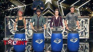 Drums2Streets trommeln gerne auf Abfall | Das Supertalent 2017 | Sendung vom 30.09.2017