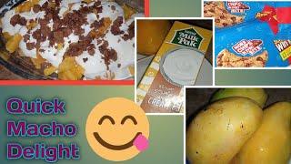 Mango delight|| Quick and easy recipe of mango dessert||ready in 5 minuts
