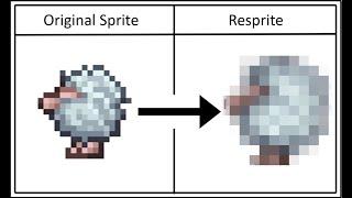 Terraria Resprites #12 - Snow Flinx Resprite