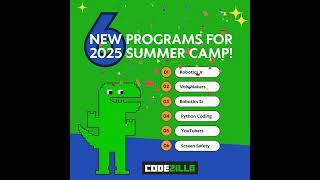 Robotics, Drones, YouTubers + More! 2025 Camp Announcement