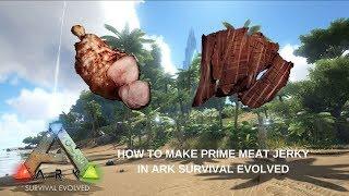 How to make Prime Meat Jerky in ARK Survival Evolved