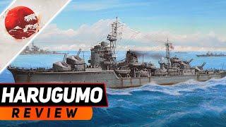 ЭСМИНЕЦ HARUGUMO! ХУДШИЙ КОШМАР ДЛЯ ЛИНКОРОВ! ОБЗОР WORLD OF WARSHIPS