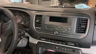 Citroen spacetourer, как снять штатное головное устройство/ how to remove the head unit + Android