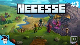 NECESSE #3 - On construit la base | COOP du MARDI | FR