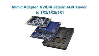 Connect Tech's Mimic Adapter, NVIDIA Jetson AGX Xavier to TX2