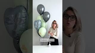 Как сделать шары с золотом? Бесплатный мастер-класс по декору #воздушныешары #гелиевыешары #balloon
