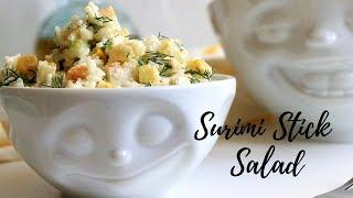 SURIMI STICKS AND RICE SALAD RECIPE | RUSSIAN SALAD RECIPE | INTHEKITCHENWITHELISA