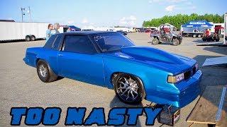 1ST TIME SEEING THIS NITROUS CUTLASS AND IT'S ONE SERIOUSLY FAST GBODY!