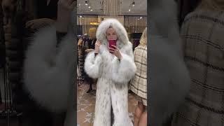 Julia Dilua lynx fur coat