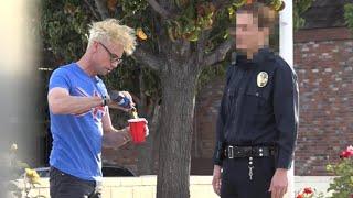 DRINKING IN PUBLIC - COP PRANKED with MAGIC!!!