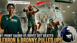 Bryce James vs #1 PG Brandon McCoy Jr Got HEATED in Front of LeBron!(Highlights + BTS)