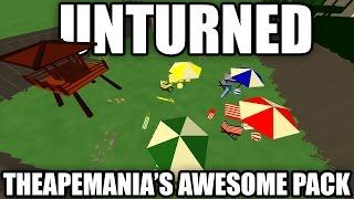 Unturned Modday: TheApeMania's Awesome Pack! (Military, Beach, and Electronics Mod)