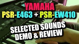 Yamaha PSR-E463 - Voices Demo & Review [PSR EW410]