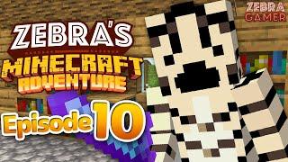 Zebra's Minecraft Adventure Part 10 - Enchanted Diamond Tools! Trading with Villagers!