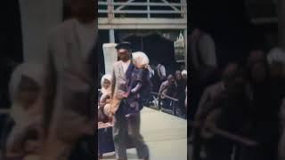 Restored footage of Immigrants arriving at Ellis Island in 1903 - Arriving in the US