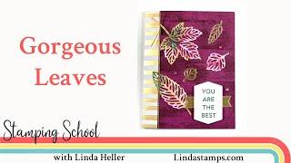 Gorgeous Leaves Meets Expressions Designer Paper