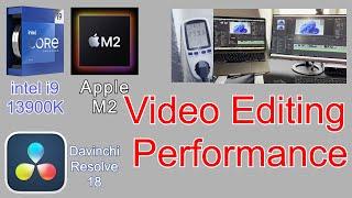 CPU 13900K vs M2 Video Editing Timeline Performance