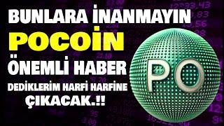 POCOİN ÖNEMLİ HABER? SAKIN INANMAYIN!