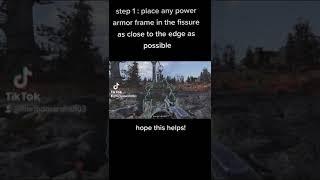 how to retrieve loot fallen into fissure /fallout 76