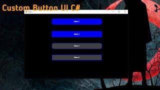 C# UI | Custom Button Design | Advance Rounded Button