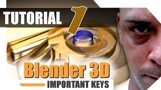 Blender 3D Tutorials - Tutorial 1 - Important KEYS