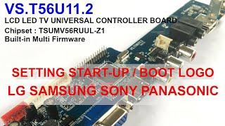 VS.T56U11.2 Cara mengatur boot logo / Start Logo pada universal controller board