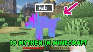 Ich habe 10 MYTHEN/HACKS IN MINECRAFT GEPRÜFT! Wahr oder Falsch? [Minecraft Deutsch]