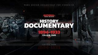 History Documentary Promo After Effects Template [ perfect for historical TV program, event promo ]