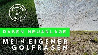 Rasen Neuanlage | Golfrasen zu Hause