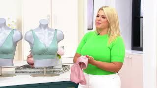 Jockey Forever Fit Wirefree Bra with Mesh on QVC