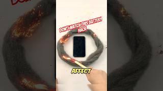 Steel wool charger #lifehacks #experiment #gadgets