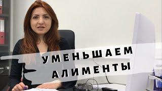 Как снизить размер алиментов ?