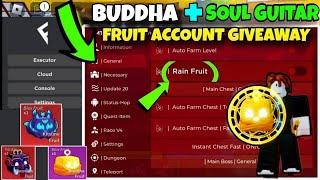 Script Blox Fruit Mobile REAL FRUIT RAIN , AUTO FARM & BUDDHA FRUIT GIVEAWAY | Fluxus Delta Script