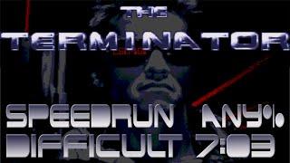 The Terminator (SEGA Mega Drive) Speedrun Any% [Difficult 7:03] WR