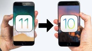 DOWNGRADE iOS 11 to iOS 10 - WITHOUT Losing Your Data!